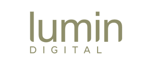 Lumin Digital logo in tan
