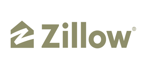 Zillow logo in tan